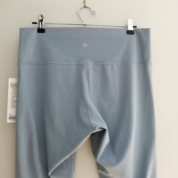 NWT Lululemon Plus Size Wunder Under High Rise 28" Leggings in Chambray Blue 14 - Picture 7 of 16